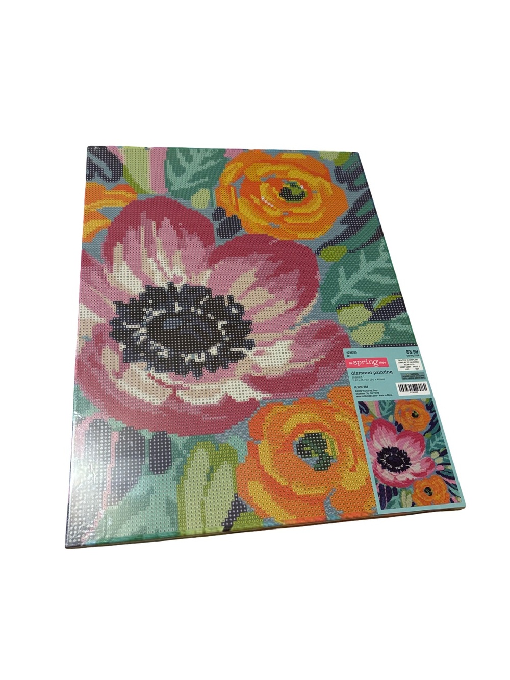 Flowers Diamond Painting Hobby Lobby- Diamond art yellow and pink flowers